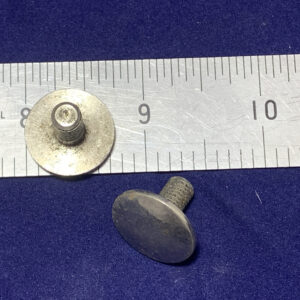 1/4 bsf coachbolt, bonnet button, nos E84076 (Loc F24)