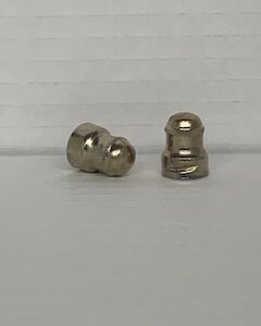 Enots chassis cap for grease / oil nipple, polished nickel (loc F48/49)