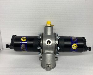 Derby Bentley Twin Fuel Pump with central body (loc C27)