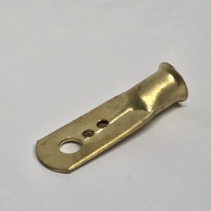 Solder on Spark plug connector -  brass (loc F19)