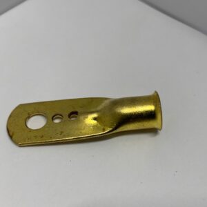 Solder on Spark plug connector -  brass (loc F19)