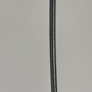 Wiring conduit, 6mm bore, galvanised steel, per inch. (loc L6)