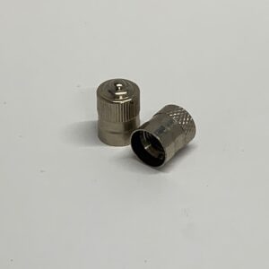 Air valve cap, stainless steel (loc M52)