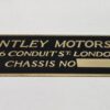 Reproduction Chassis Plate (LocE31)