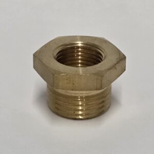 Spark plug adaptor 18mm - 14mm brass (LocH47)