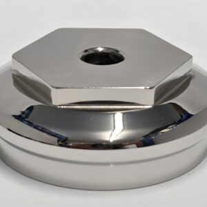 20Hp / Ghost & early 20/25 - 2"polished nickel mascot cap (LocN38)