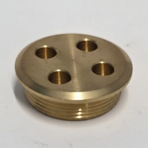 Brass core plug exhaust port P3 cylinder head (LocG73)