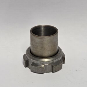 Uptake neck hose adaptor & Castle nut Sm HP, Nickel plate (LocC47)