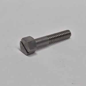 P3 carburettor top cover bolt 3/16 unc x 1.200" S/S slotted hex (LocG43)