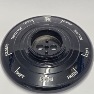 PIII / 25/30 horn push Bezel, re-engraved and painted (LocH13)