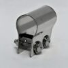 Badge bar clips, chrome (LocE31)