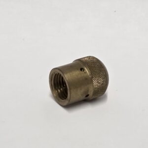 Brass knurled finishing nut application unknown (LocB44)