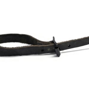 Gaiter leather straps with buckle 9”NOS (LocA33)