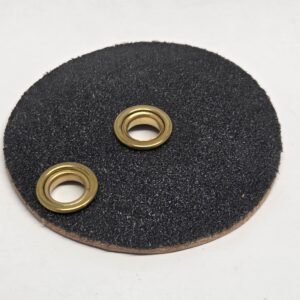 Washer leather, fuel filler with breather hole, Bentley B102JD on (LocH26)